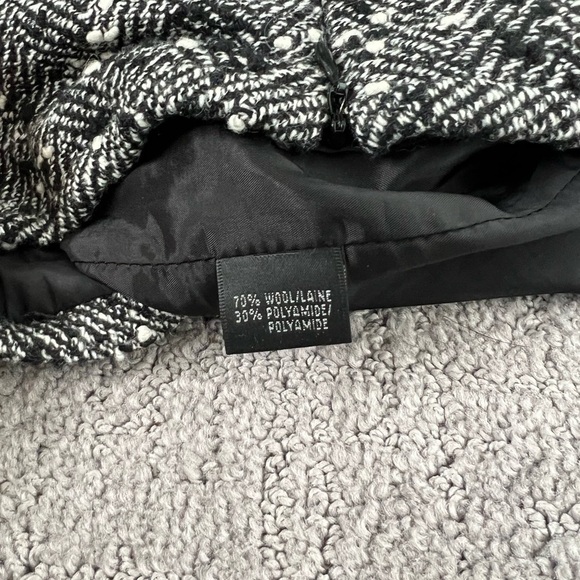 Lafayette 148 New York Salt And Pepper Tweed Pencil Skirt - Picture 4 of 4